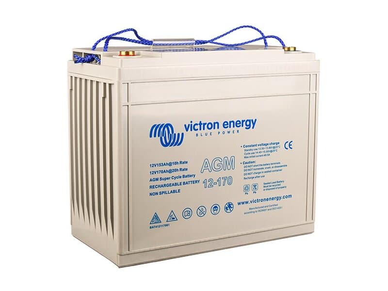 Victron 12V 170Ah AGM Super Cycle Batteri. (M8)