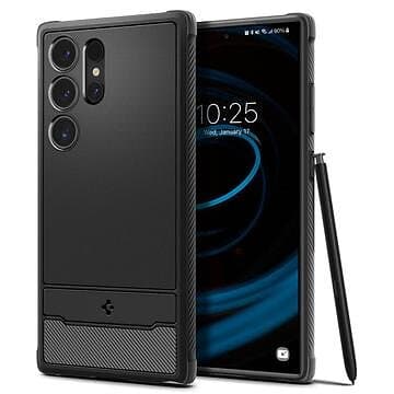 Spigen Samsung Galaxy S24 Ultra Rugged Armor TPU Skal Svart
