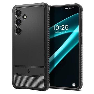 Spigen Samsung Galaxy S24+ Rugged Armor TPU Skal Svart