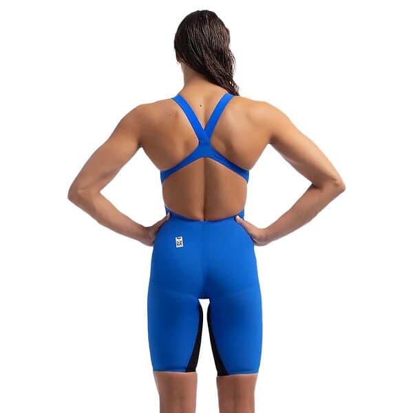 Speedo Fastskin Lzr Pure Valor 2,0 Open Back Competition Swimsuit Blå 26 Kvinna