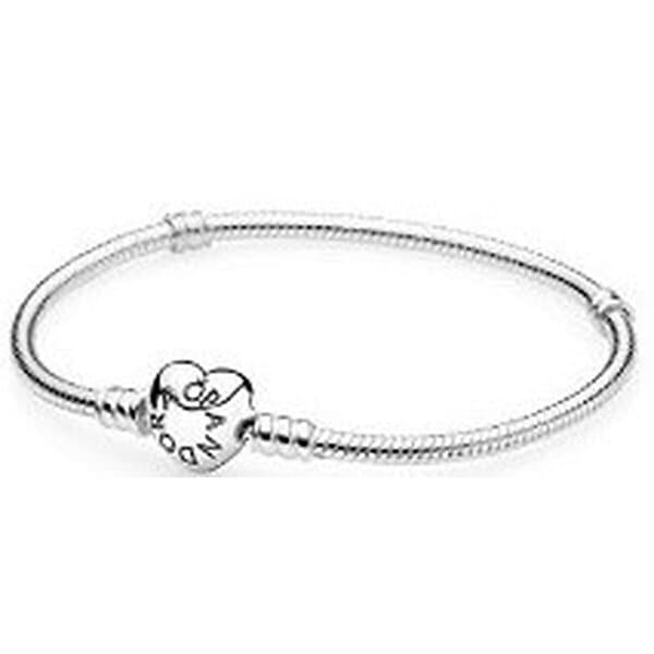 Pandora Damarmband HEART CLASP SNAKE CHAIN BRACELET