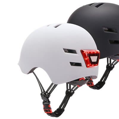 Youin Hjälm för elscooter LED Vit