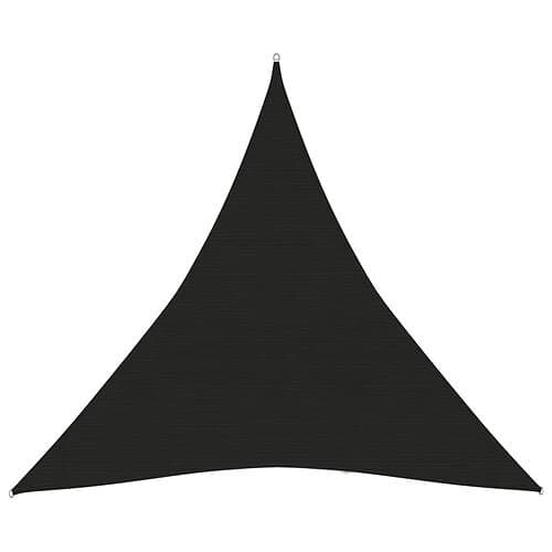 vidaXL Solsegel 160g/m² svart 4,5x4,5x4,5 m HDPE 311755