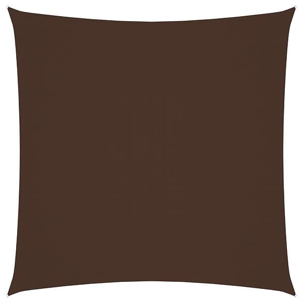 vidaXL Solsegel oxfordtyg fyrkantigt 4,5x4,5 m brun 135800