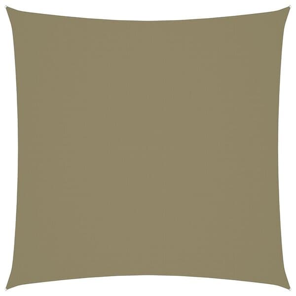 vidaXL Solsegel oxfordtyg fyrkantigt 4,5x4,5 m beige 135140