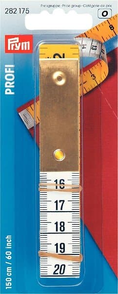 Prym Måttband gul vit 150 cm 60 "