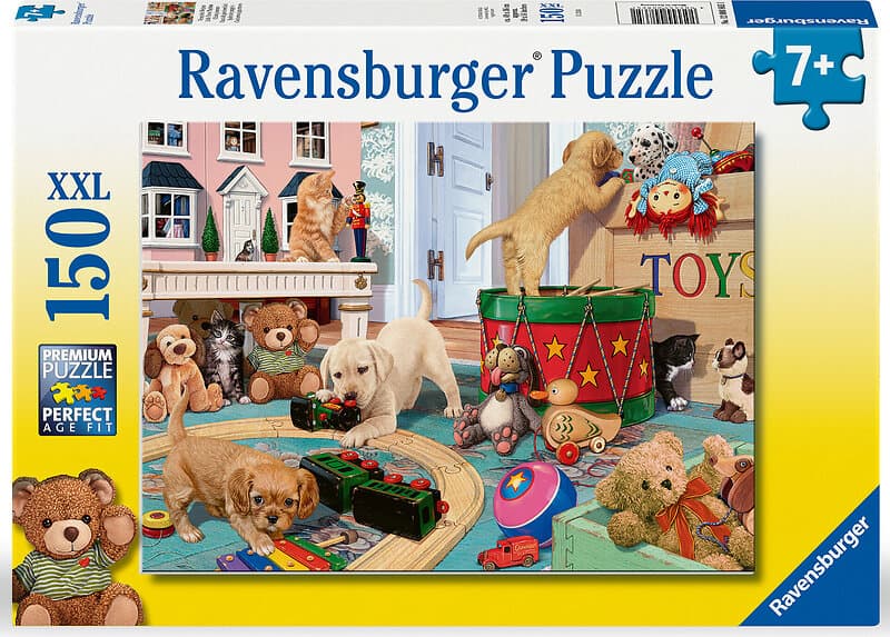 Ravensburger XXL Pussel Little Paws Playtime 150 Bitar