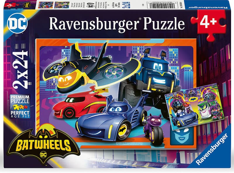 Ravensburger Batwheels Pussel 2x24 Bitar