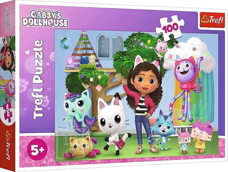 Trefl Gabby's Dollhouse Pussel 100 Bitar