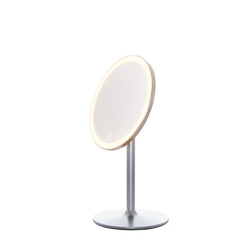 Dansani Handy sminkspegel med belysning, Ø18 cm, krom