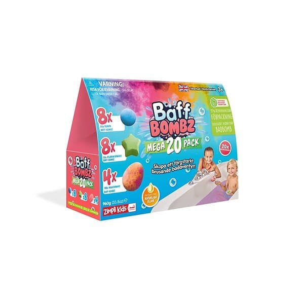 Zimpli Kids Baff Bombz Badbomber Mega Pack