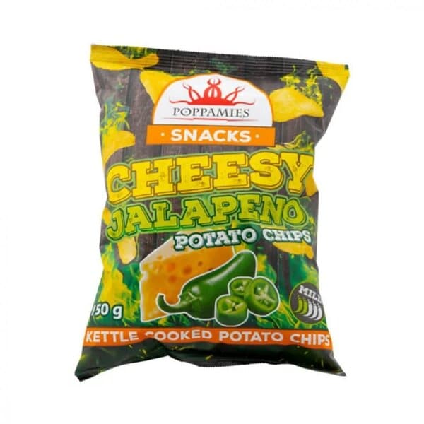 Poppamies Chips Cheddar Jalapeno