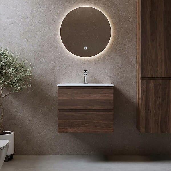 Bathlife Tvättställsskåp Eufori Valnöt 401410251