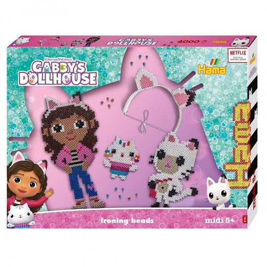 Gabby's Dollhouse Pärlplatta och 4000 pärlor