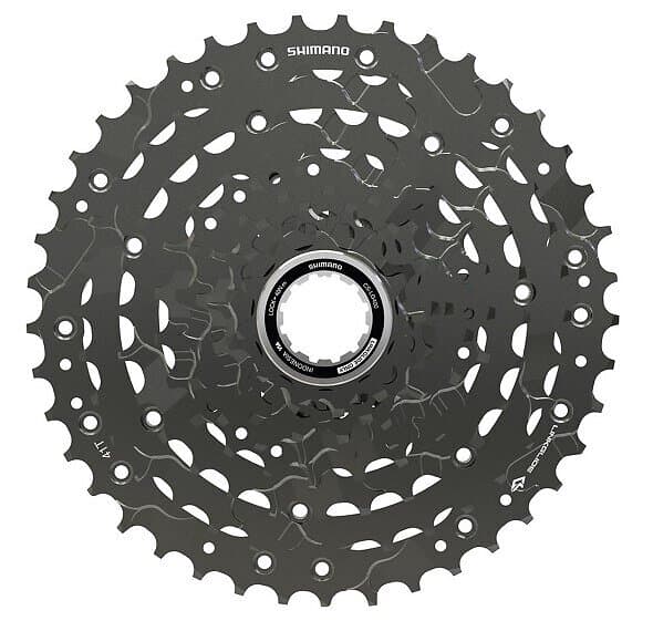 Shimano Cues LG400 Linkglide 9-speed kassett 11-41