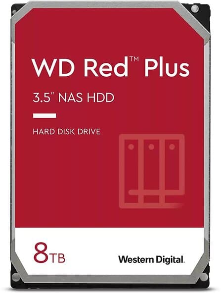 WD Red Plus WD80EFPX 256MB 8TB 