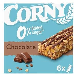Corny 0% Added Sugar Chocolate 6 x 20g