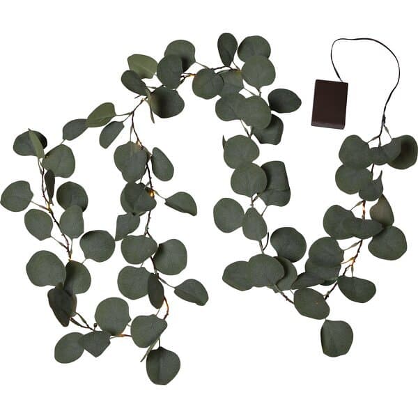 Star Trading Girlang Eucalyptus med LED