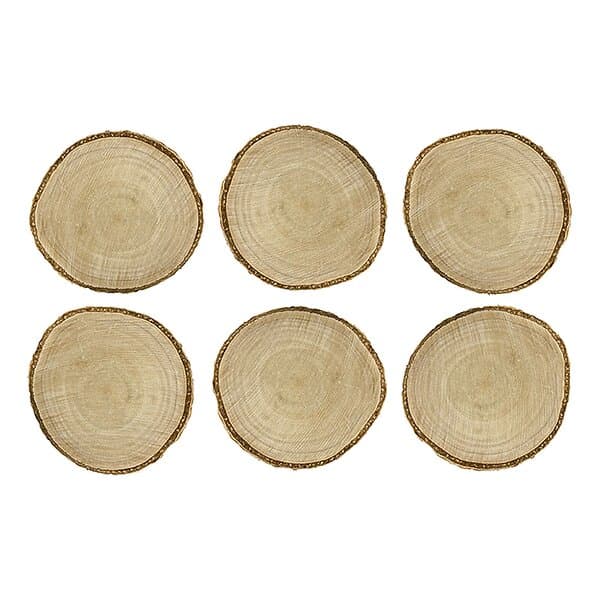 PartyDeco Placeringskort i Trä 6-pack