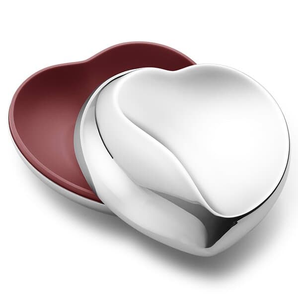 Georg Jensen Heart Box smyckeskrin stort, 13 x 12 cm