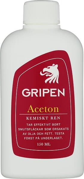 Gripen Aceton Kemiskt Ren 150ml