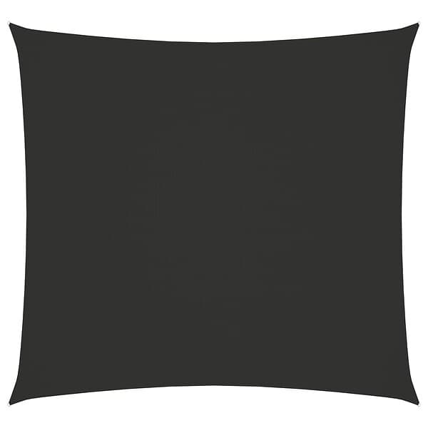 vidaXL Solsegel oxfordtyg fyrkantig 5x5 m antracit 135086