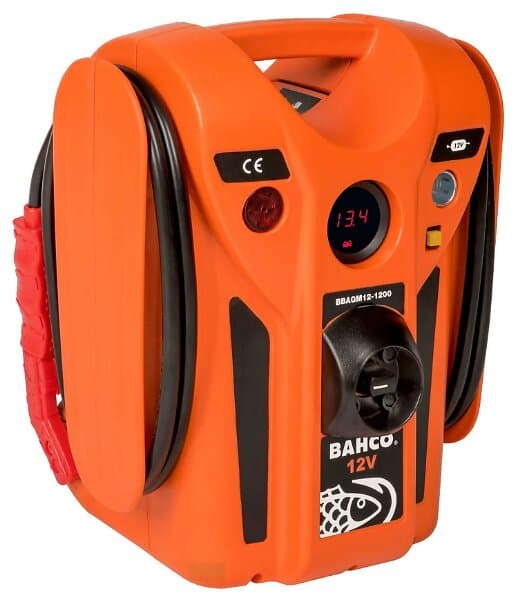 Bahco Batteribooster för bilar BBAGM12-1200; 12 V