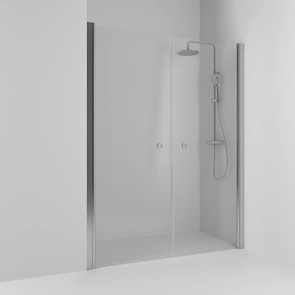 Svedbergs Duschdörr Skoga Rak Dubbel Nisch Dnisch HG Ma/Kl 158 60207380