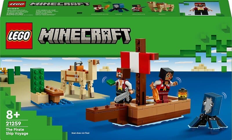 LEGO Minecraft 21259 Piratskeppsresan