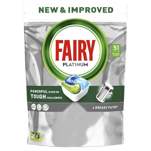 Fairy Platinum Maskindiskstabletter 51st