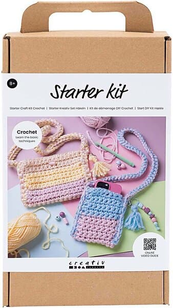 Creativ Company Startkit DIY-set Virkning Väskor