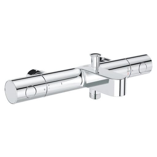 Grohe Grohtherm 800 Cosmopolitan badkarsblandare, krom