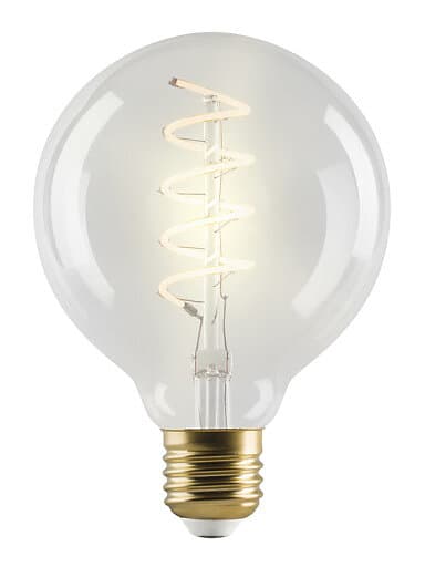 Vintage E3Light Led G95 E27 C922 180lm Spiral 15H dimbar klar