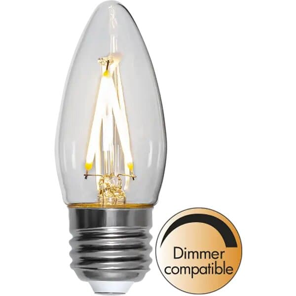 Klar Kronljus E27 827 2,5W dim