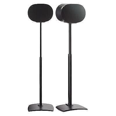 Sanus Golvstativ Justerbart för Sonos ERA 300 Par Svart 640217