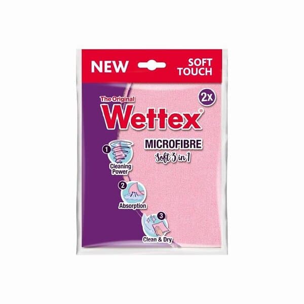 Wettex Microfibre Soft 3in1, 2 st