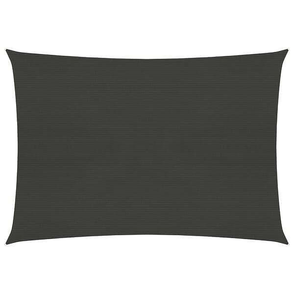 vidaXL Solsegel 160g/m² antracit 3,5x4,5 m HDPE 311076
