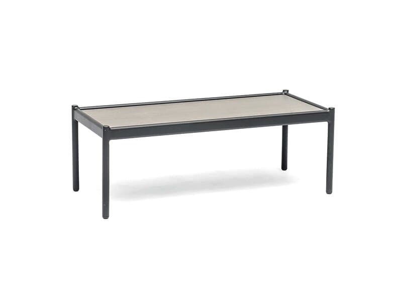 Hillerstorp Bolmsö soffbord Svart med grå dyna 80 x 40 cm