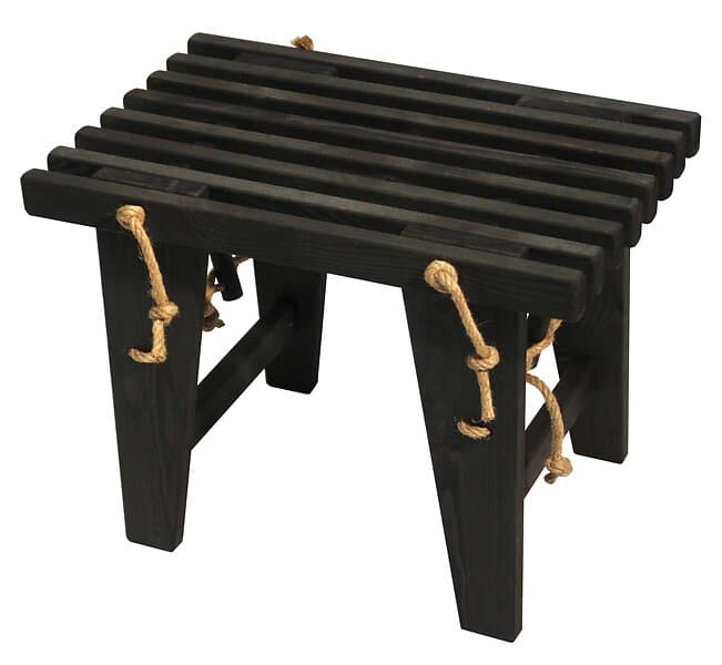 Hillerstorp Ecobench bänk Svartoljad furu 60 cm
