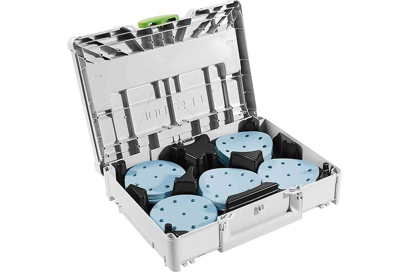 Festool Slippappers-Systainer³ SYS-STF D125 GR-Set Granat