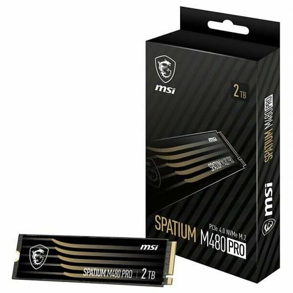 MSI Spatium M480 PRO SSD M.2 2280 PCIe 4.0 2TB