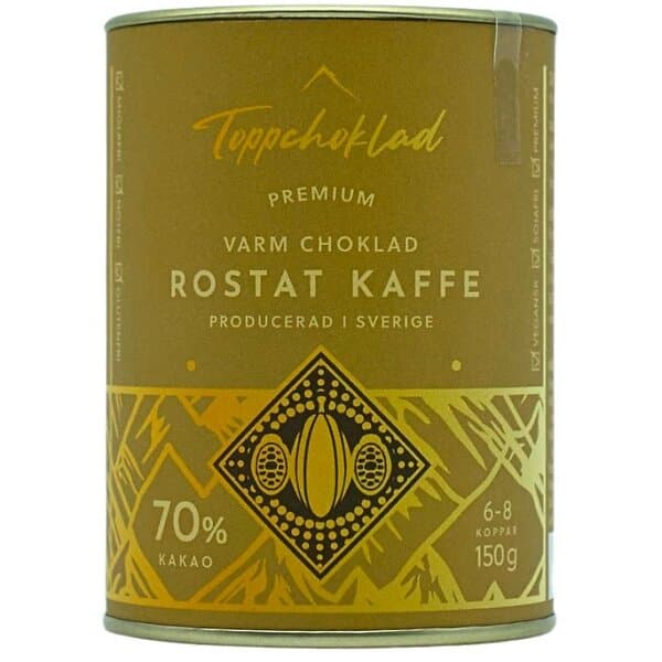 Toppchoklad Varm Choklad 70% Rostat Kaffe 150g