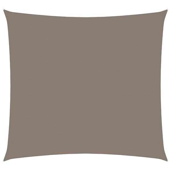 vidaXL Solsegel oxfordtyg fyrkantigt 4,5x4,5 m taupe 135415