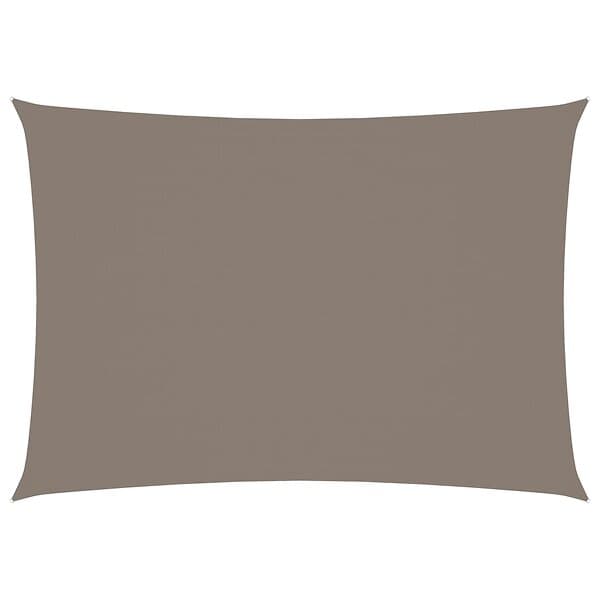 vidaXL Solsegel oxfordtyg rektangulärt 2,5x4 m taupe 135427