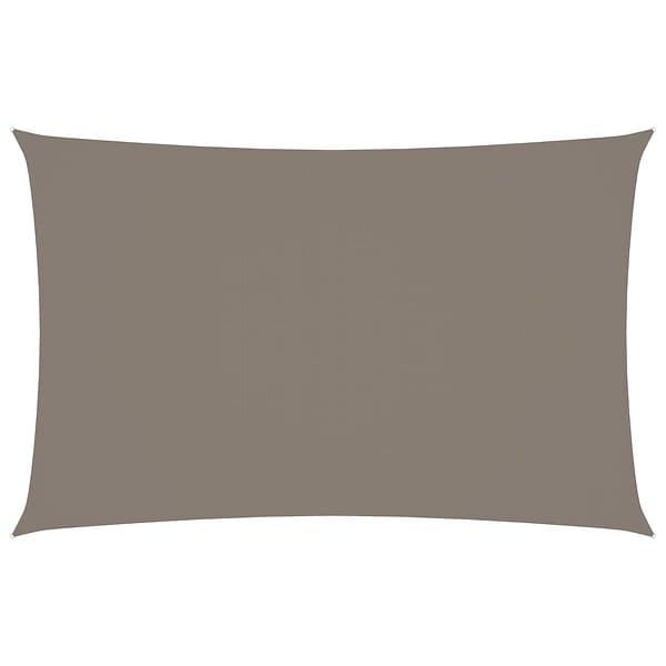 vidaXL Solsegel oxfordtyg rektangulärt 2,5x5 m taupe 135429