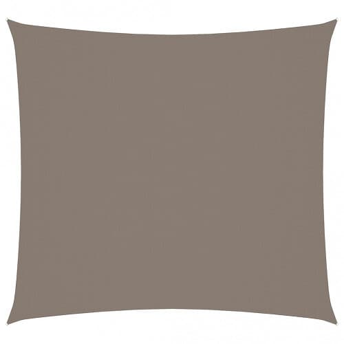 vidaXL Solsegel oxfordtyg fyrkantigt 3x3 m taupe 135412