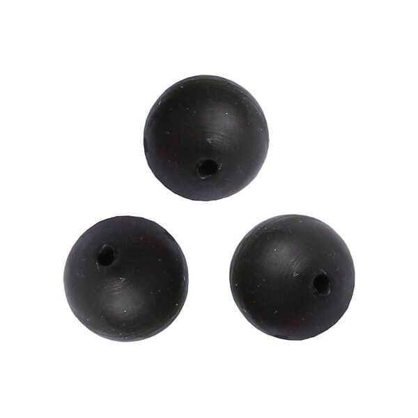 Wiggler Soft Beads Svart 12mm (10-pack)