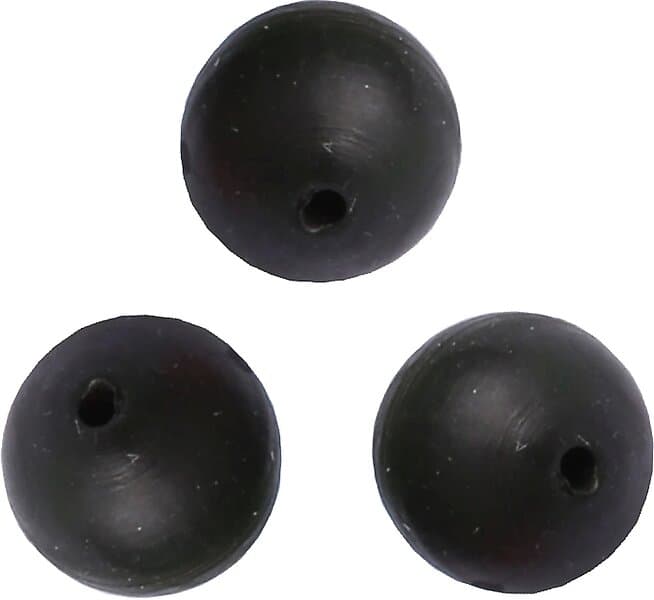 Wiggler Soft Beads Svart 10mm (10-pack)