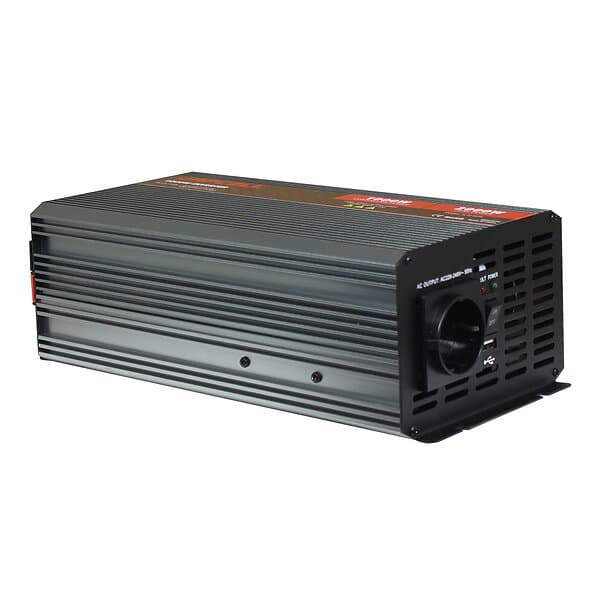 Japcell Inverter 12V För Bil 230V 1000W/2000W Ren Sinus