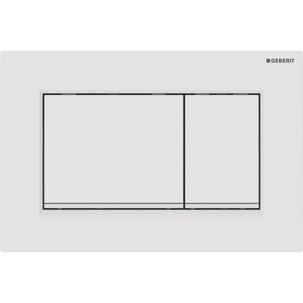 Geberit Sigma30 Betjeningsplate Hvit/Hvit Matt/Hvit 115,883.11,1